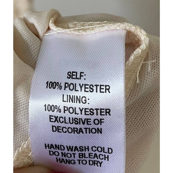 Lulu's Skater Lace Mini Dress Ivory Size Large NEW - Picture 6 of 8